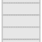 ETIQUETA 100X30/1 BOPP TRANSPARENTE/COM TARJA/SERRILHADA-32MTS