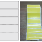 ETIQUETA 100X30/1 COUCHE ADESIVA AMARELA/SERRILHADA-32MTS