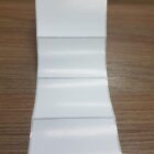ETIQUETA 100X60/1 COUCHE ADESIVA / SERRILHADA - 32MTS