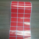 ETIQUETA 33X22/3 COUCHE ADESIVA VERMELHA-32MTS