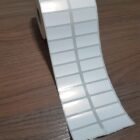 ETIQUETA 40X17/2 BOPP TRANSPARENTE/C.TARJA-32MTS