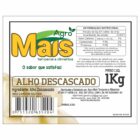 ETIQUETA 90X112/1 PERSONALIZADA/COUCHE ADESIVA/AGRO MAIS ALHO DESCASCADO VAL 20 DIAS 1KG-57,5MTS