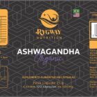 ETIQUETA 85X210 PERSON BOPP METALIZADO BIONUTRI RIGWAY ASHAGANDHA ORGANIC 120CAPS (500UNI)K