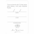 ETIQUETA 40X58/2 PERSONALIZADA/TAG/ADES/AS MARIAS(VERSO)/SERILLHA/SERRILHADA-32MTS