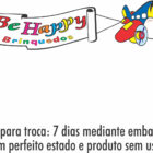 ETIQUETA 35X22/3 PERSONALIZADA/COUCHE ADESIVO/BE HAPPY BRINQUEDOS-32MTS