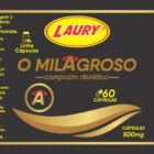 ETIQUETA 70X180 PERSON BOPP METALIZADO LAMINADO FOSCO LAURY CHÁ MILAGROSO CAPS (SUPER ERVAS) (500UNI)K