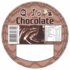 ETIQUETA 42MM DE DIAMETRO PERSONALIZADA/QUI JOIA-CHOCOLATE-33,75MTS