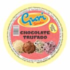 ETIQUETA 49MM DE DIAMETRO/COUCHE/ SORVETES GURI CHOCOLATE TRUFADO-32MTS