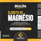 ETIQUETA 80X188 PERSON BOPP PEROLADO LAMINADO FOSCO BIOLIFE CLORETO DE MAGNÉSIO 60CAP (1000UNI)K