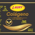 ETIQUETA 70X180 PERSON BOPP METALIZADO LAMINADO FOSCO LAURY COLAGENO CAPS (SUPER ERVAS) (500UNI)K