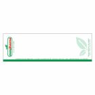 ETIQUETA 100X30/1 PERSONALIZADA/BOPP METALIZADO VERDE/ECOSPHARMA-33MTS