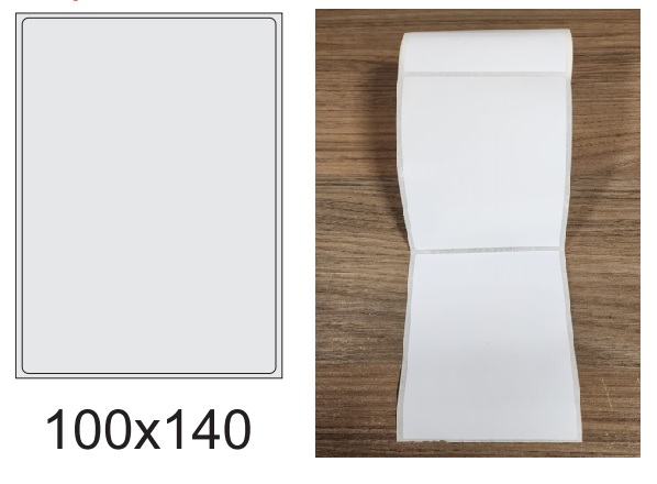 ETIQUETA 100X140/1 COUCHE ADESIVO>32MTS ETIQUETA 100X140/1 COUCHE ADESIVO>32MTS