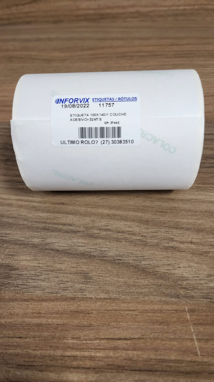 ETIQUETA 100X140/1 COUCHE ADESIVO>32MTS