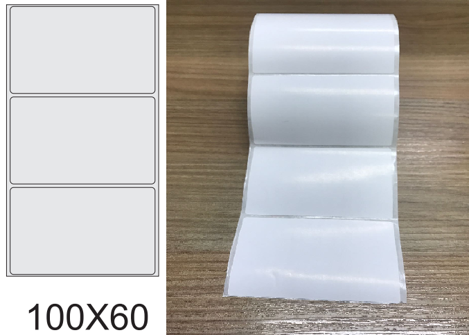 ETIQUETA 100X60/1 COUCHE ADESIVO/COLA REMOVÍVEL ADC710 - 32MTS