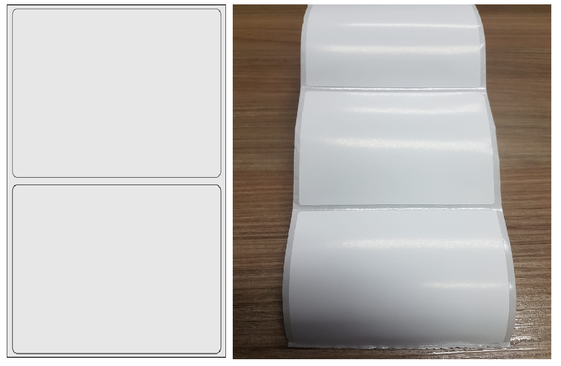ETIQUETA 100X80/1 COUCHE ADESIVA RETANGULAR-32MTS ETIQUETA 100X80/1 COUCHE ADESIVA RETANGULAR-32MTS