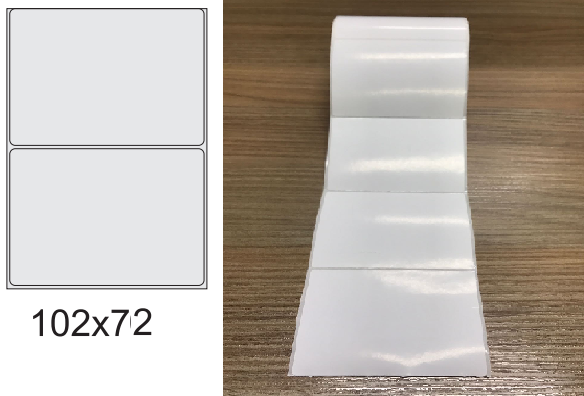 ETIQUETA 102X72/1 COUCHE ADESIVA-32MTS