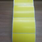 ETIQUETA 102X72/1 COUCHE ADESIVA AMARELA-80MTS
