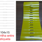 ETIQUETA 104X15/1 ETIQUETA MARMORE/RESIS. AO TEMPO/MOD.I/AMARELA-15MTS