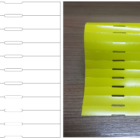 ETIQUETA 104X15/1 PROMON.22/GAP CENTRAL/AMARELA Yellow C-15MTS