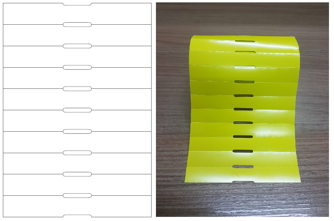 ETIQUETA 104X15/1 PROMON.22/GAP CENTRAL/AMARELA Yellow C-15MTS