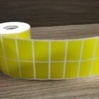 ETIQUETA 40X25/2 BOPP PEROLADO/AMARELA-32MTS