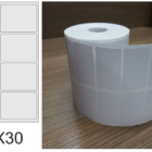 ETIQUETA 40X30/2 COUCHE DUPLO ADESIVO-33MTS