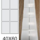 ETIQUETA 40X60/2 COUCHE ADESIVA/RETANGULAR-32MTS