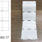 ETIQUETA 40X60/2 TAG/NAO ADESIVA/SERRILHA/S.TARJA/FURO P/CIMA/18MM-32 MTS