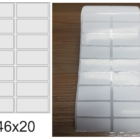 ETIQUETA 46X20/2 COUCHE ADESIVA-32MTS
