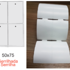 ETIQUETA 50X75/2 TAG/NAO ADESIVA/ARRED/LISA/SERRILHA/F.CIMA - 32MTS