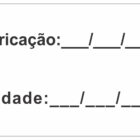 ETIQUETA 50X30/2 PERSONALIZADA/COUCHE ADES/FABRICAÇÃO>VALIDADE-33MTS