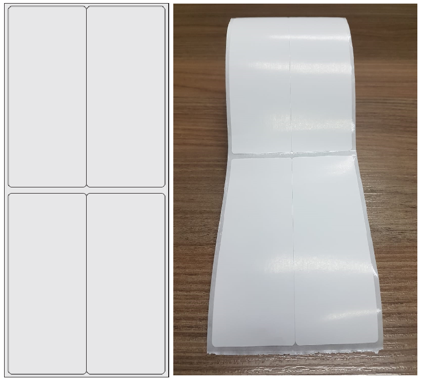 ETIQUETA 50x120/2 COUCHE ADESIVO BRANCO-32MTS