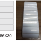 ETIQUETA 86X30/1 BOPP PEROLADO-33MTS