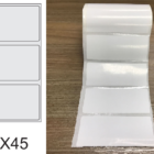ETIQUETA 90X45/1 COUCHE ADESIVO RETANGULAR-32MTS