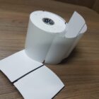 ETIQUETA 90x70/1 GONDOLA NÃO ADESIVO/BRANCA/SERRILHADA-32MTS