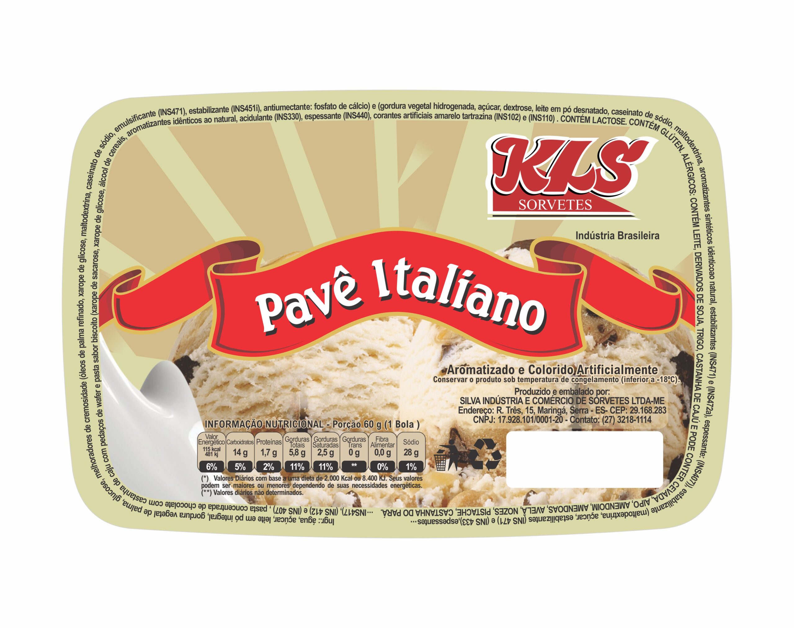 ETIQUETA 91X136/1 PERSONALIZADA BOPP DURALYTE KLS PAVE ITALIANO - 70,5MTS