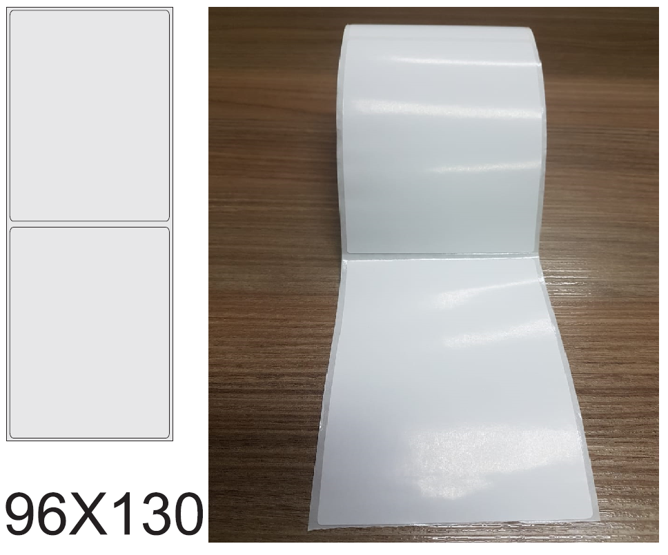 ETIQUETA 96X130/1 COUCHE ADESIVA-32MTS ETIQUETA 96X130/1 COUCHE ADESIVA-32MTS