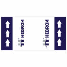 ETIQUETA 60X30/1 BOPP DURALYTE VERTICAL HEBROM -33MTS