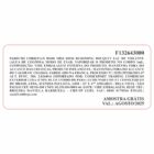 ETIQUETA 46X20/2 PERSONALIZADA COUCHE ADESIVA F132643000 - 57,5MTS