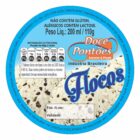 ETIQUETA 70MM DE DIAMETRO PERSONALIZADA/DOCE PONTOES FLOCOS-32MTS