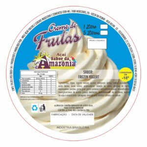 ETIQUETA 125MM PERSON BOPP PEROLADO AÇAI SABOR DA AMAZONIA COM IOGURTE FROZEN - 32MTS