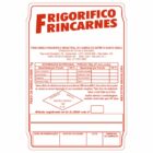 ETIQUETA 110X75,22/1 PERSONALIZADA PAPEL POLIESTIRENO FRIGORIFICO FRINCARNES-60MTS