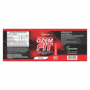 ETIQUETA 70X180 PERSON BOPP METALIZADO HERBALIA OZEM FIT 60CAPS (500UNI)K