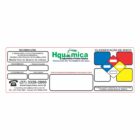ETIQUETA 70X200/1 PERSONALIZADA BOPP PEROLADO H.QUIMICA 45MTS