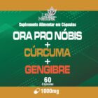 ETIQUETA 60X150 PERSON BOPP METALIZADO LIFE NATURAL ORA PRO NOBIS + CURCUMA + GENGIBRE 60CAPS (500UNI)K