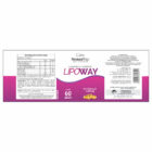 ETIQUETA 65X182 PERSON BOPP METALIZADO NEMASWAY LIPOWAY 60CAP (500UNID) K