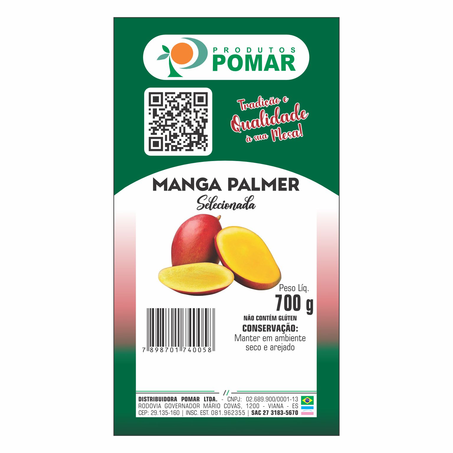 ETIQUETA 90X45/1 PERSON COUCHE ADESIVO POMAR MANGA PALMER 700G 30MTS