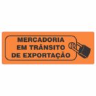 ETIQUETA 70X200/1 PERSON COUCHÊ MERCADORIA EM TRÂNSITO DE EXPORTAÇÃO 83MTS