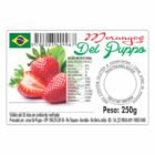 ETIQUETA 40X60/2 COUCHE ADESIVO/MORANGOS DEL PUPPO 250G-78,75MTS