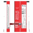 BOBINA BOPP TRANSPARENTE COM LAMINADO PICOLE 6KG FRAPPE SKIMO MORANGO